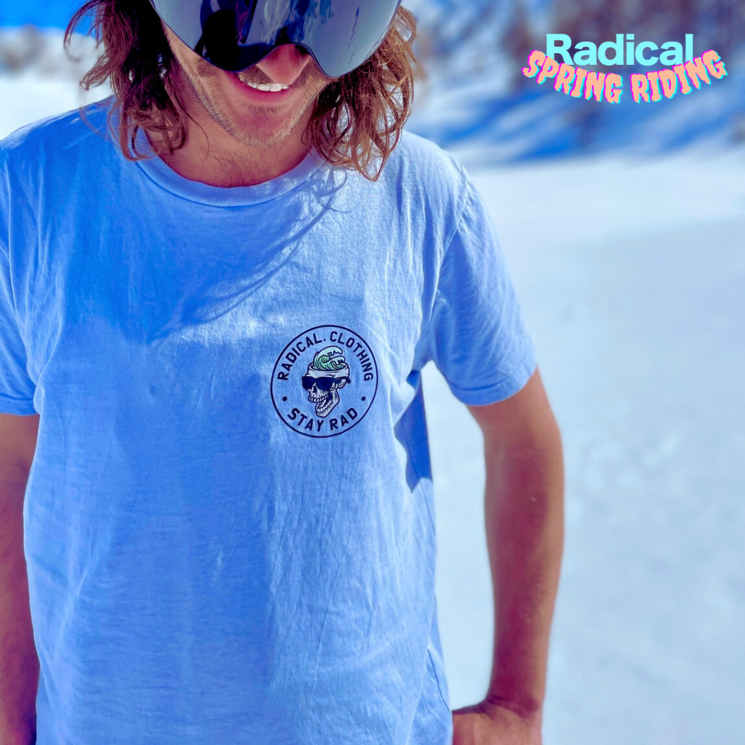 Radical. Stay Rad T-shirt, Unisex, Light Blue