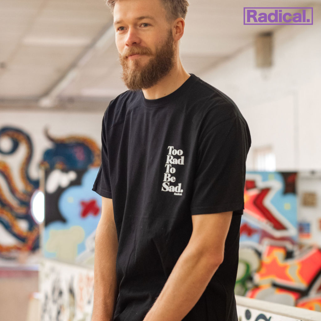 Radical. Charlie TRTBS Unisex T-shirt, Black