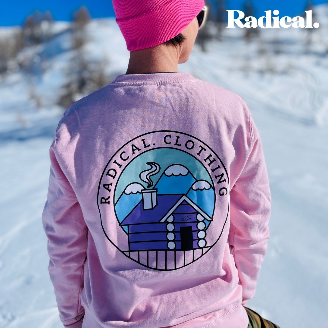 Radical. 1509 Unisex Sweatshirt, Lite Pink