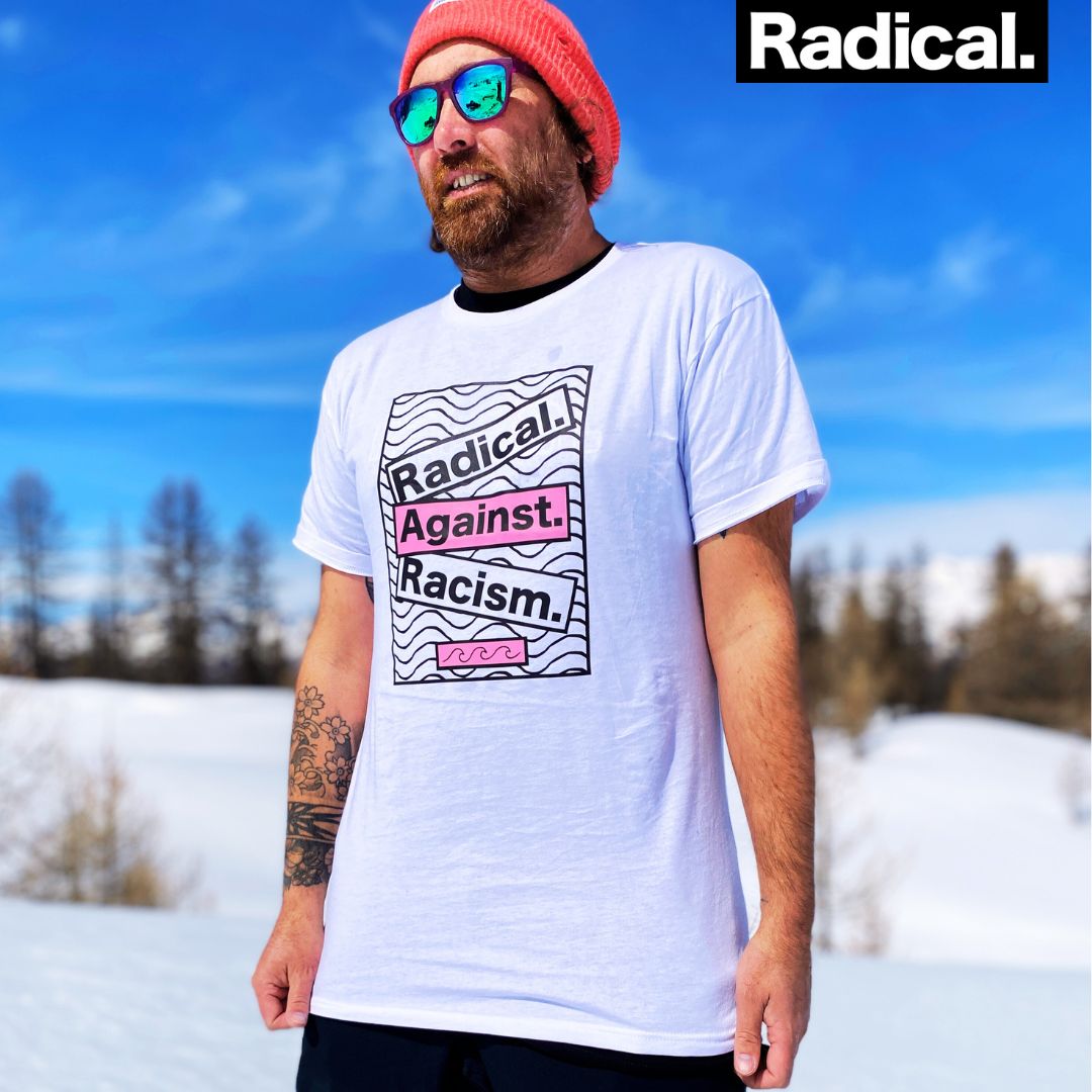 Radical. Statement Unisex T-shirt, White