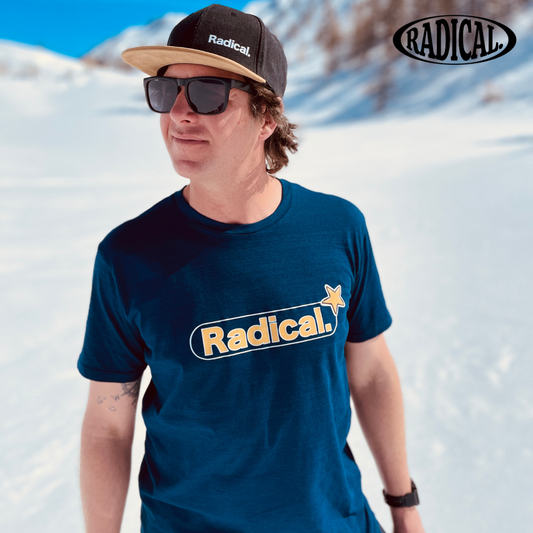 Radical. Star T-shirt, Unisex, Navy