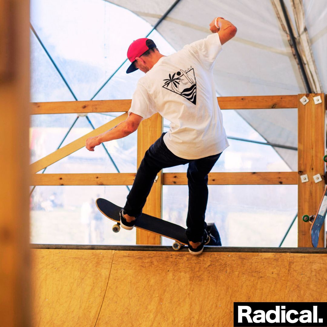 Radical. Summer Time Unisex T-shirt, White