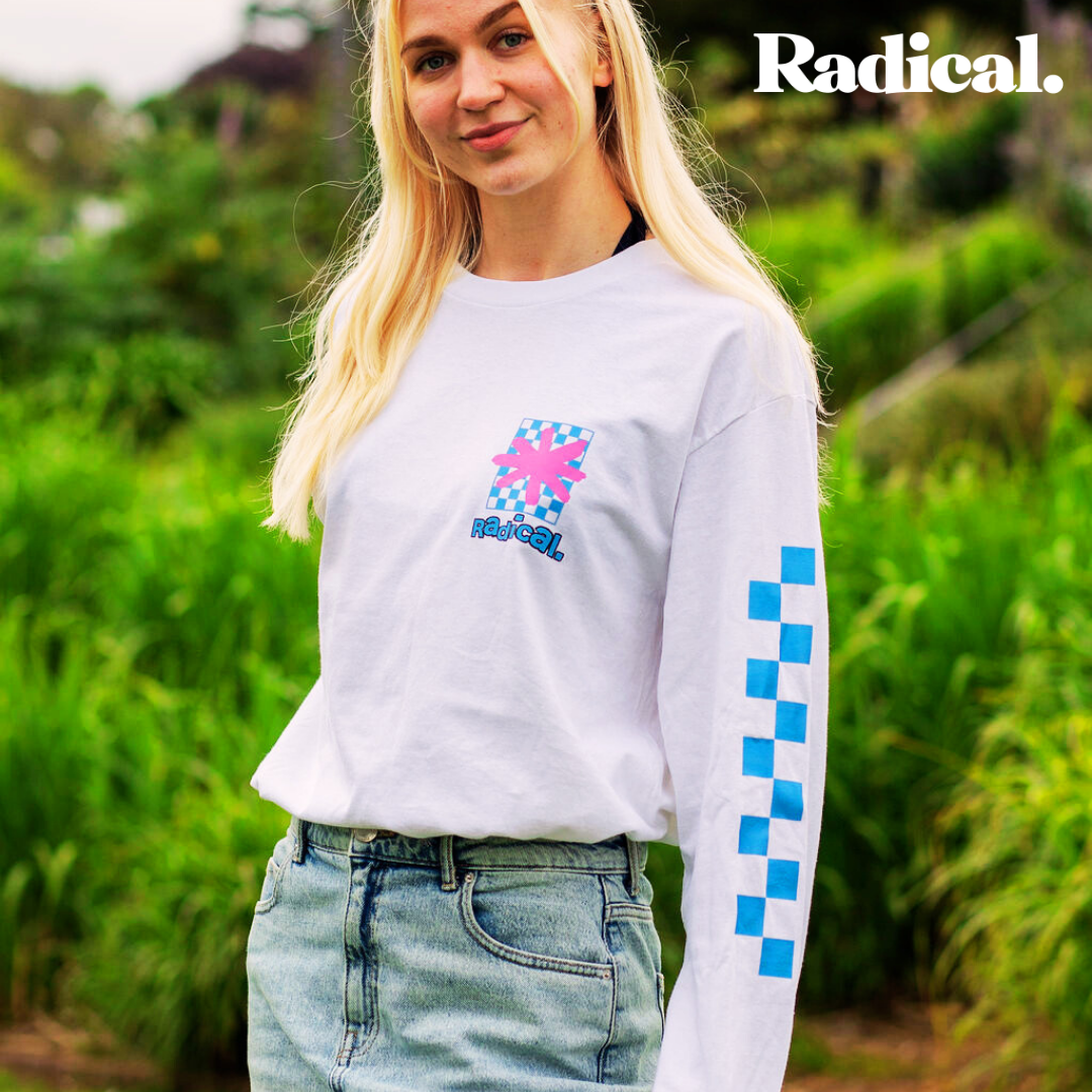 Radical. So Rad unisex Long Sleeve T-shirt, White