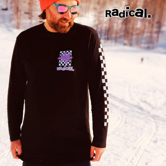 Radical. So Rad unisex Long Sleeve T-shirt, Black