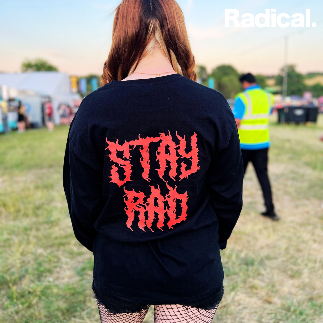 Radical. Church Of Rad, Unisex Long Sleeve T-shirt, Black