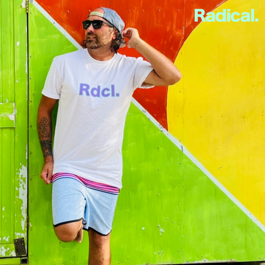 Radical. RDCL T-shirt, Unisex, White
