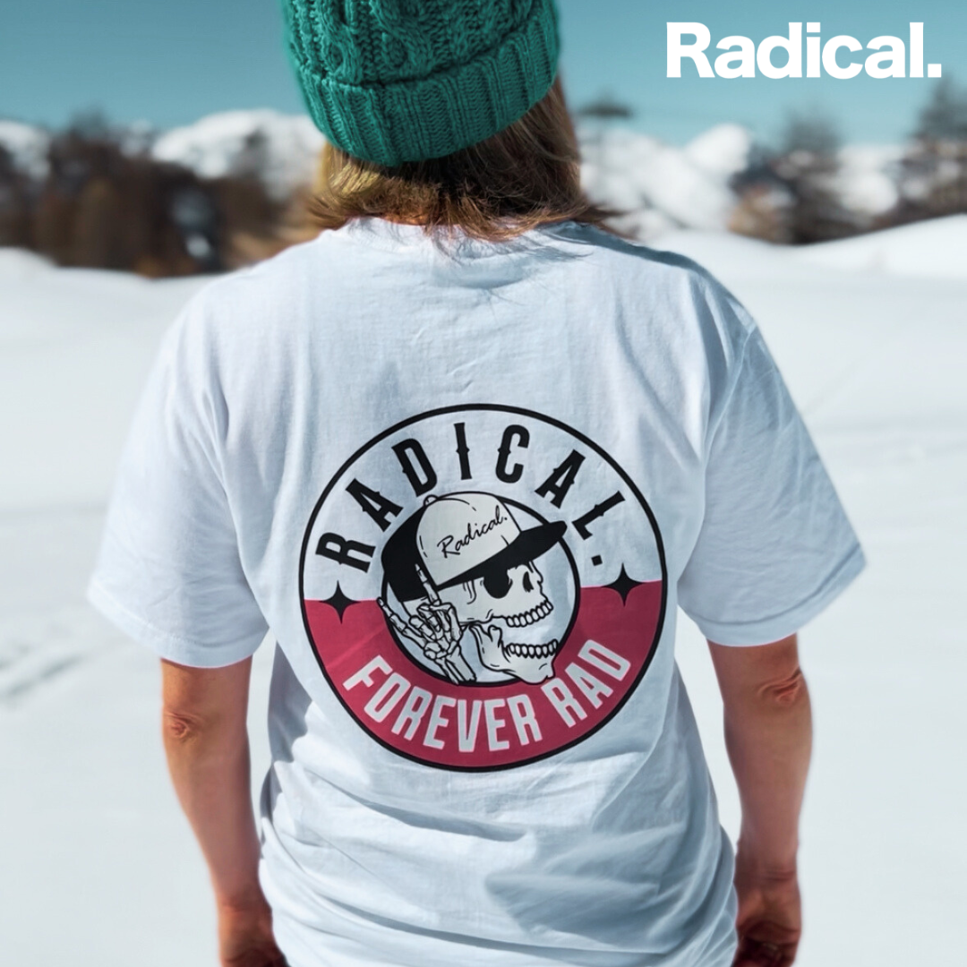Radical. Forever Rad T-shirt, Unisex, White