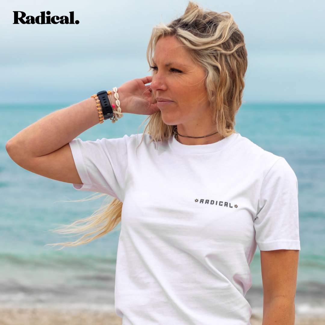 Radical. Paradise Unisex T-shirt, White