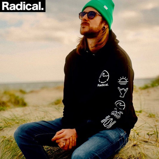 Radical. 4th Phase Unisex Hoodie, Black