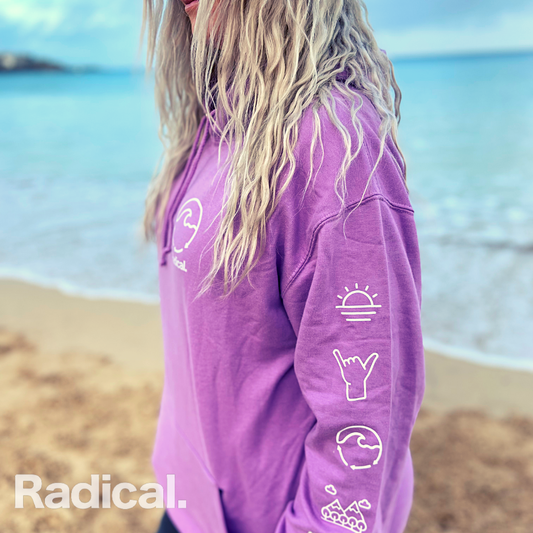 Radical. 4th Phase Unisex Hoodie, Purple