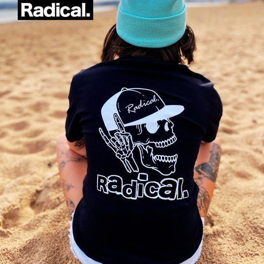 Radical. Too Rad Unisex T-shirt, Black