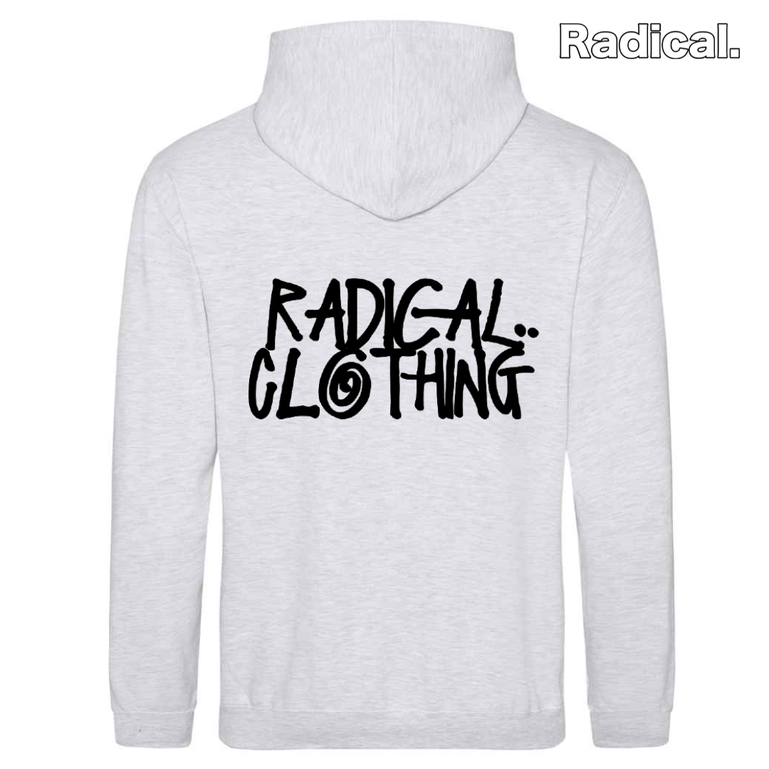 Radical. Street Logo Hoodie, Kids, Crisp Grey