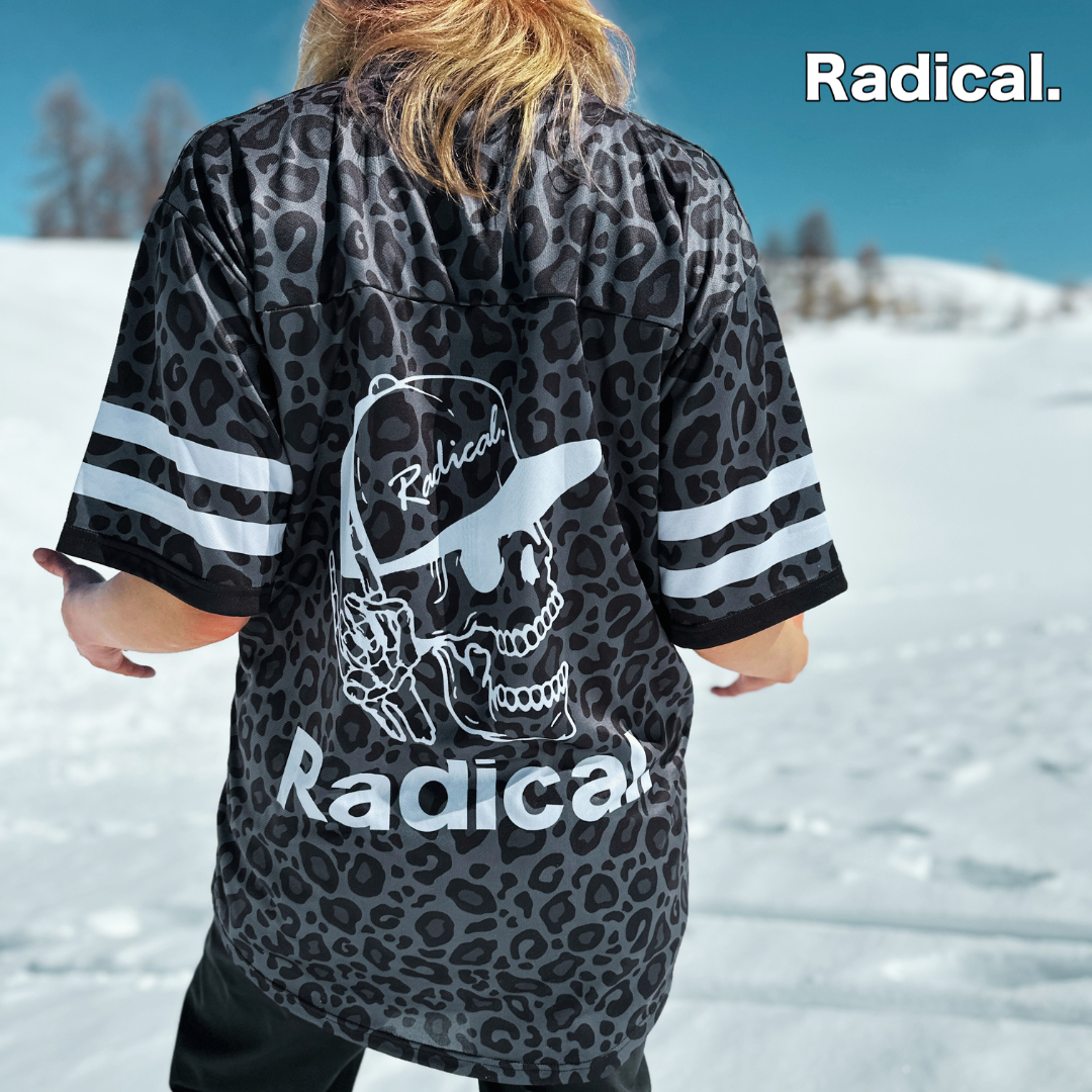 LIMITED EDITION Radical. 19 Summer Jersey, Unisex, Dark Leopard print