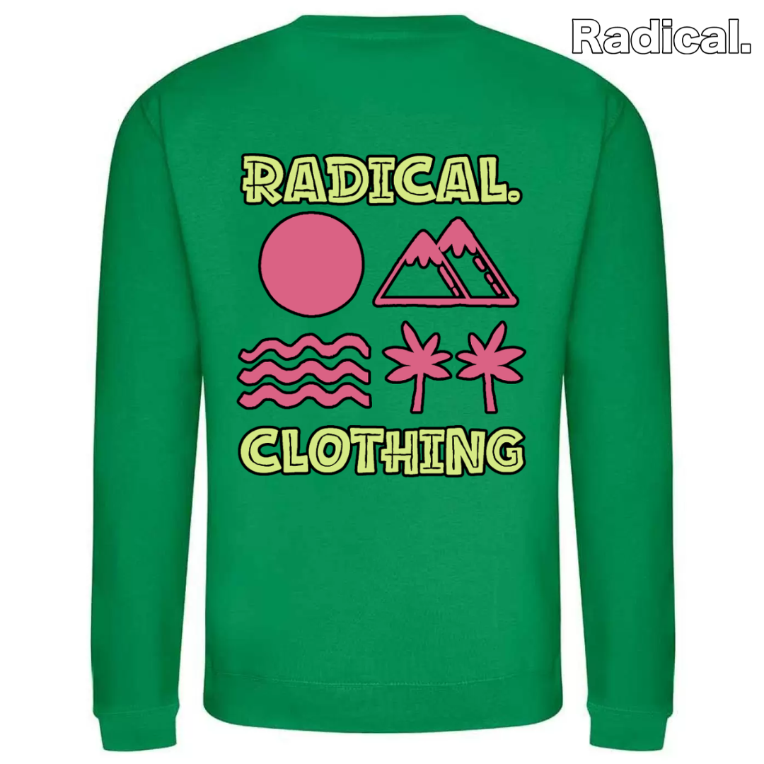 Radical. Icons Sweatshirt, Kids, Green