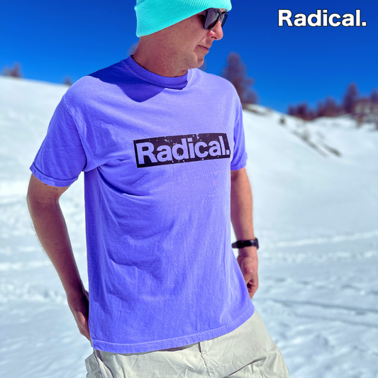 Radical. Notrub T-shirt, Unisex, Faded Purple