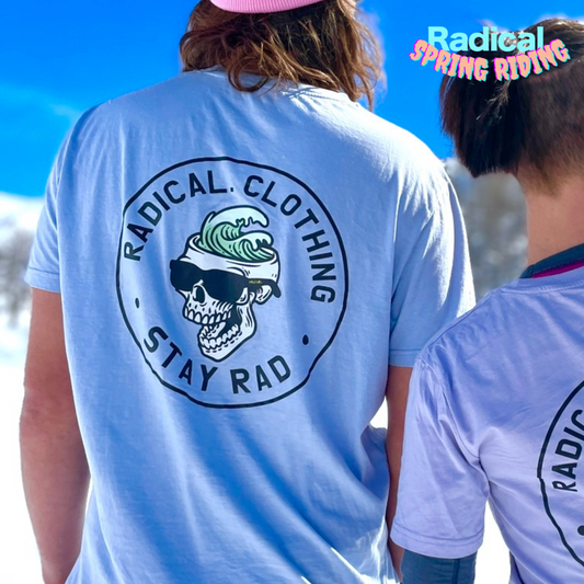 Radical. Stay Rad T-shirt, Unisex, Light Blue