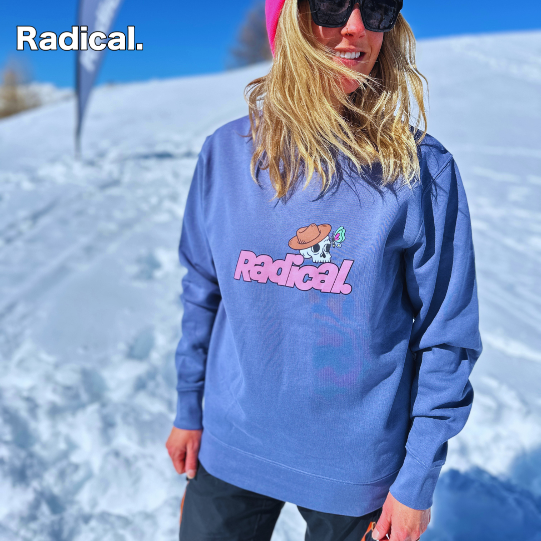 Radical. Radlands Unisex Sweatshirt, Lavender Grey