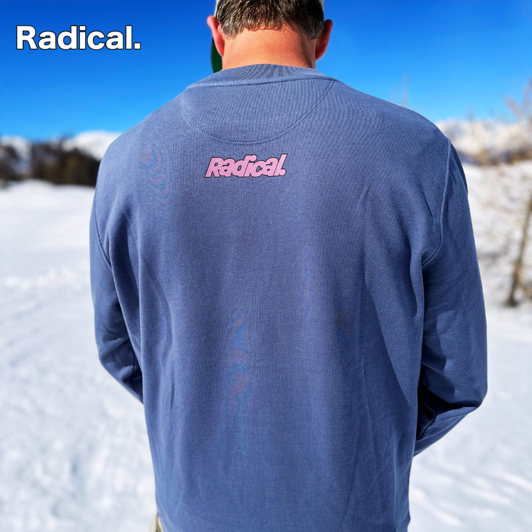 Radical. Radlands Unisex Sweatshirt, Lavender Grey