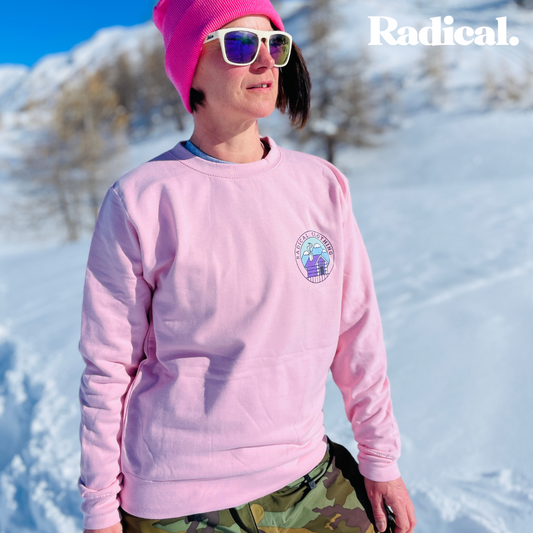 Radical. 1509 Unisex Sweatshirt, Lite Pink