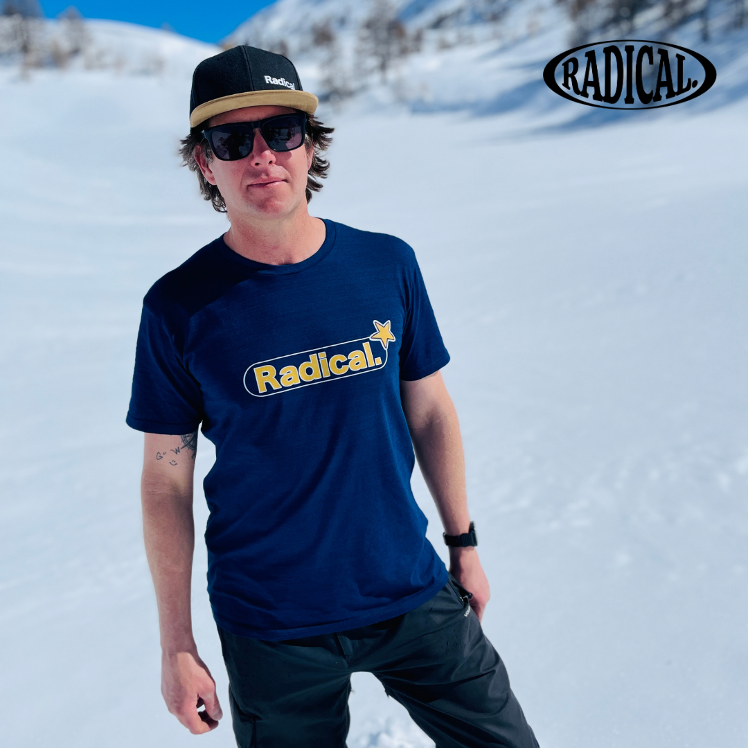 Radical. Star T-shirt, Unisex, Navy