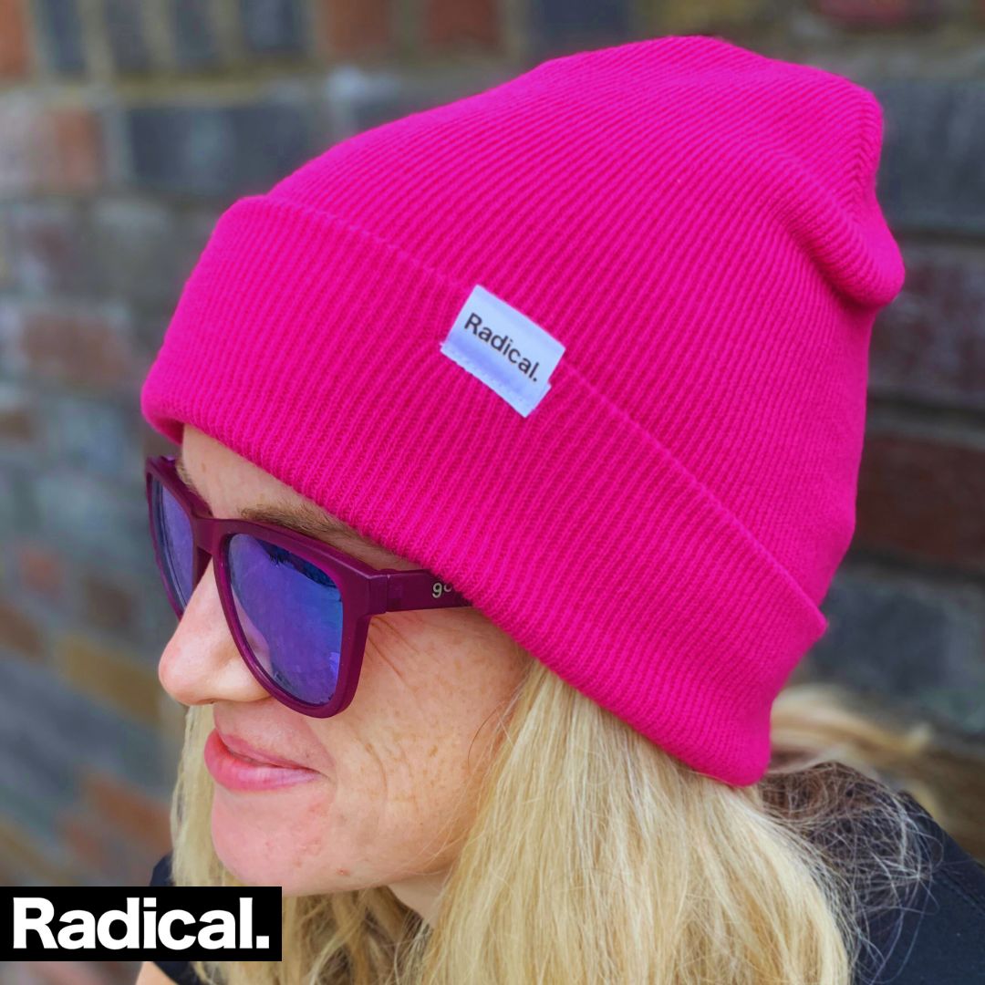 Radical. Beanie, Unisex, Hot Pink