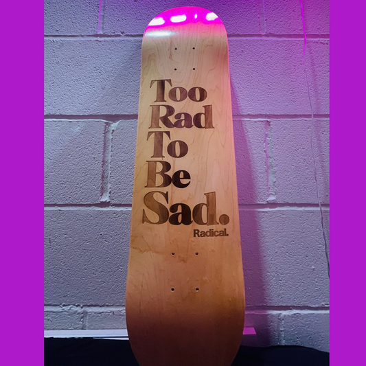 Radical. TRTBS Skateboard Deck, 7.75 Wide
