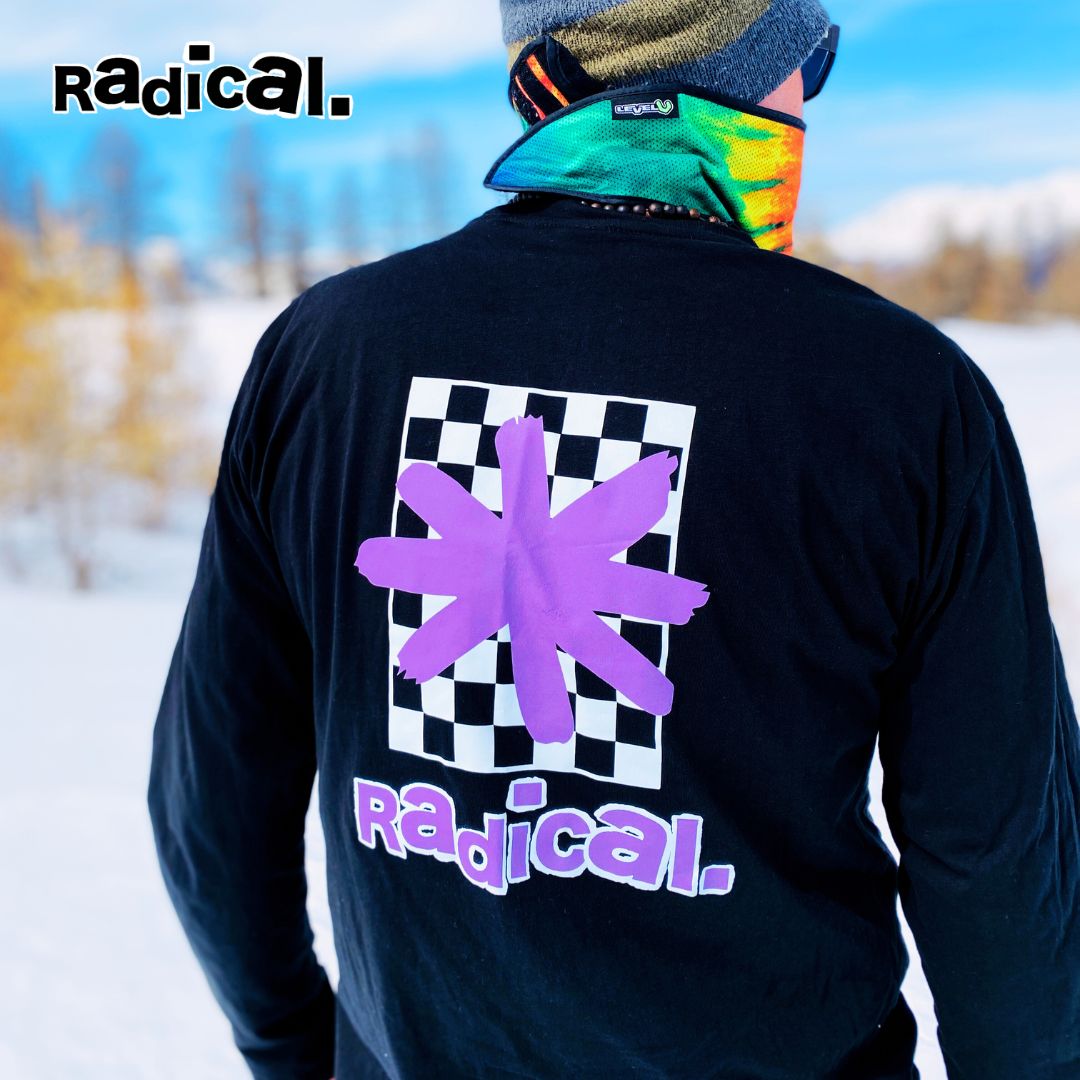 Radical. So Rad unisex Long Sleeve T-shirt, Black