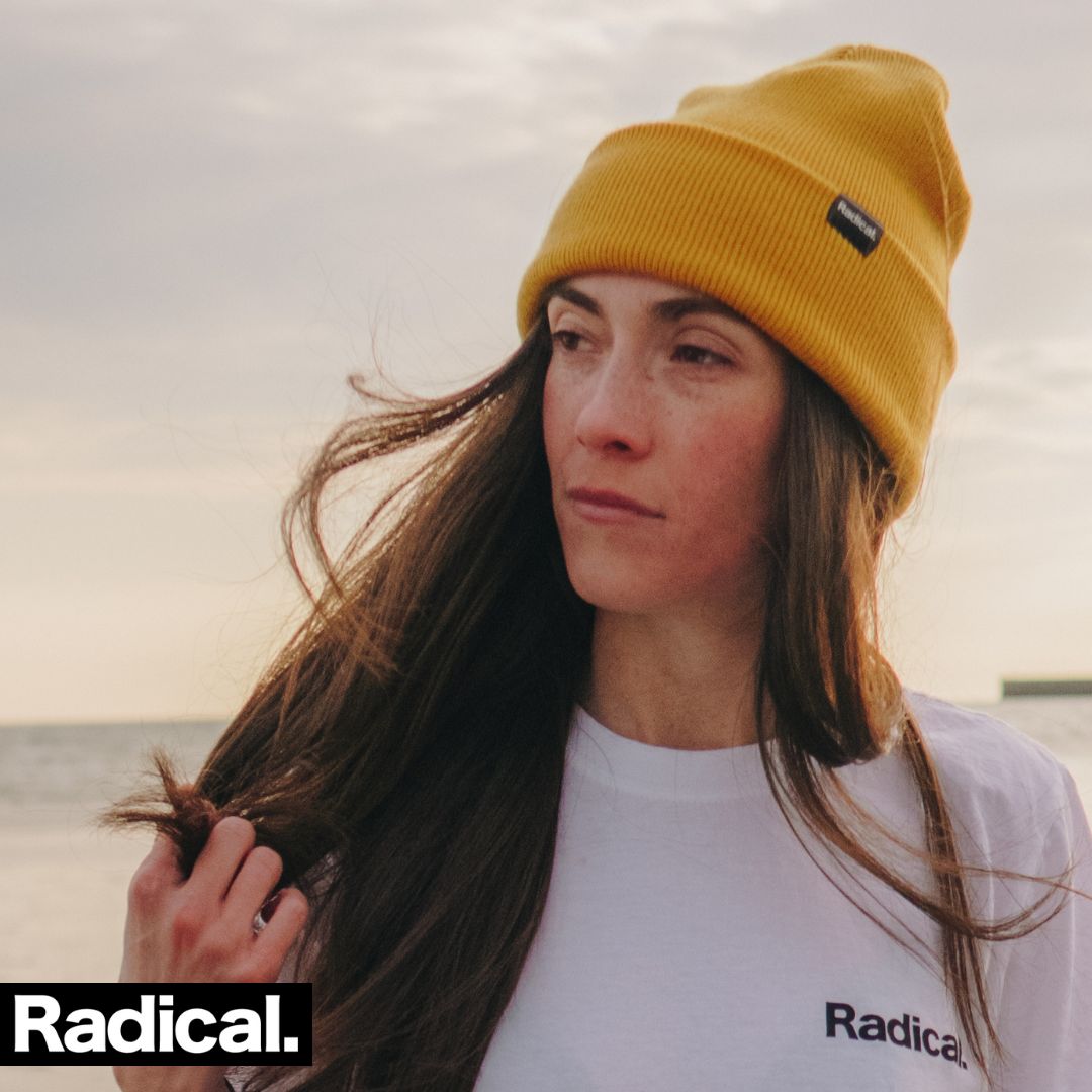 Radical. Beanie, Unisex, Mustard