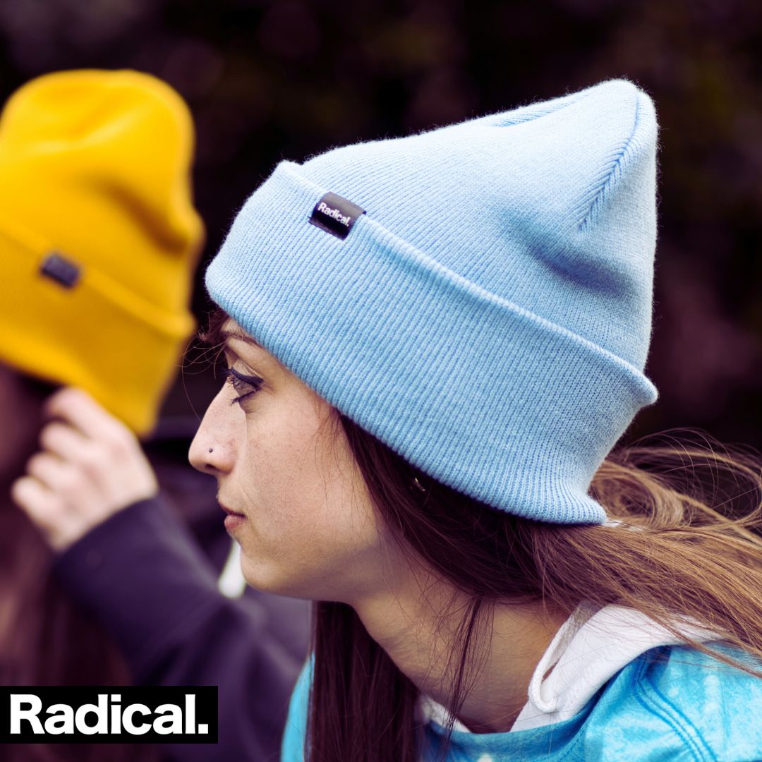 Radical. Beanie, Unisex, Soft Blue