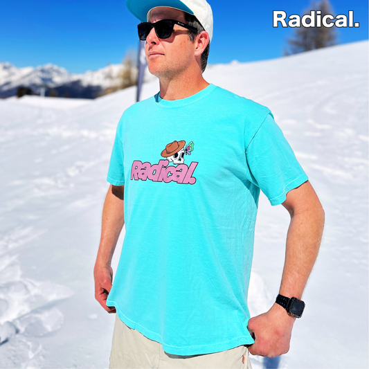 Radical. Radlands T-shirt, Unisex, Faded Green