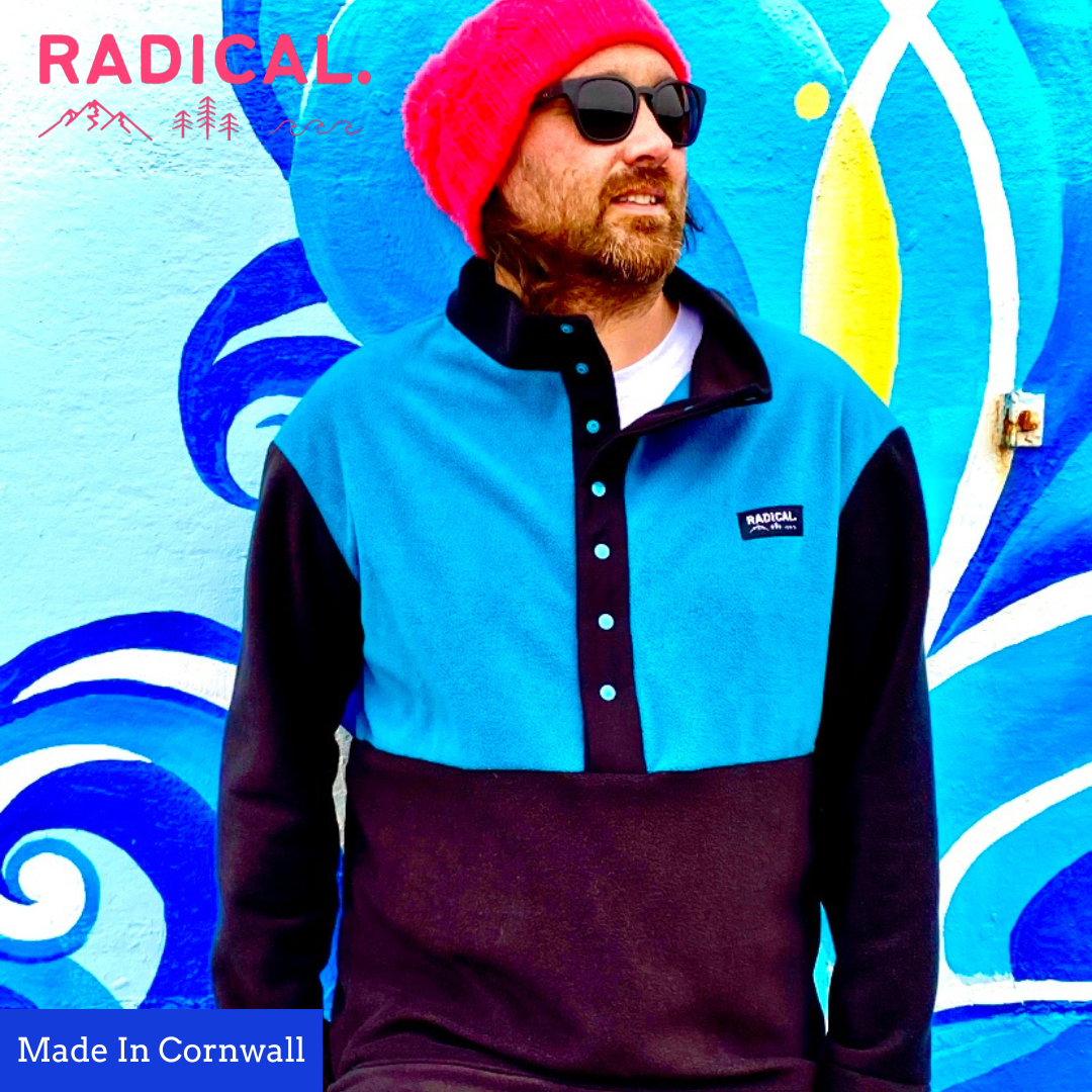 Radical. Fleece Unisex, Teal/Black - SOLD OUT!